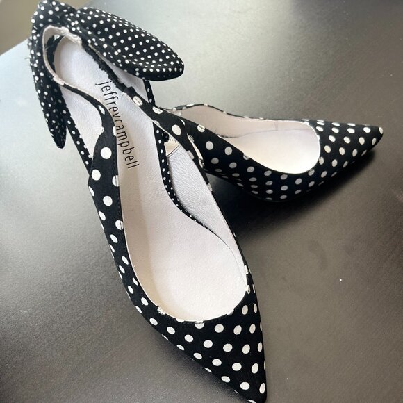Jeffrey Campbell Shoes - Jeffrey Campbell Cindy Poka Dot Pumps 2.75 inch heel